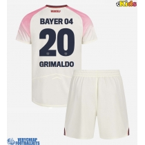 Bayer Leverkusen Alejandro Grimaldo #20 Replica Away Minikit 2025-26 Short Sleeve (+ pants)